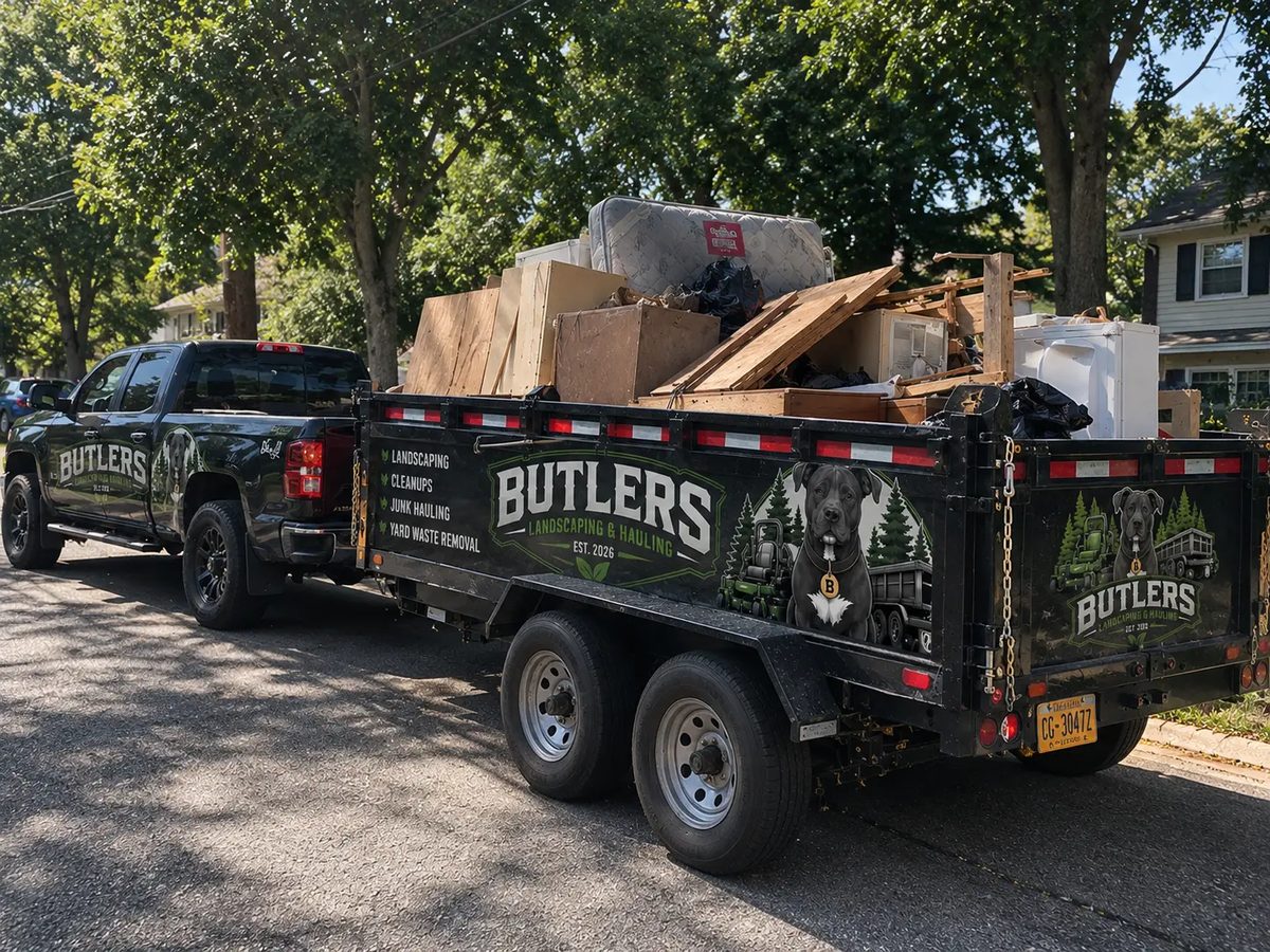 The Butlers truck and dump trailer